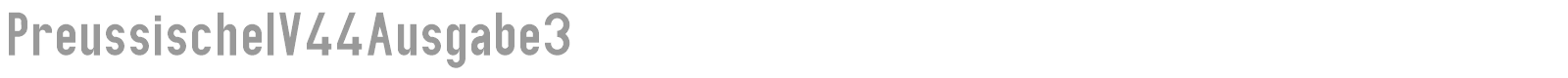 Preuss font preview
